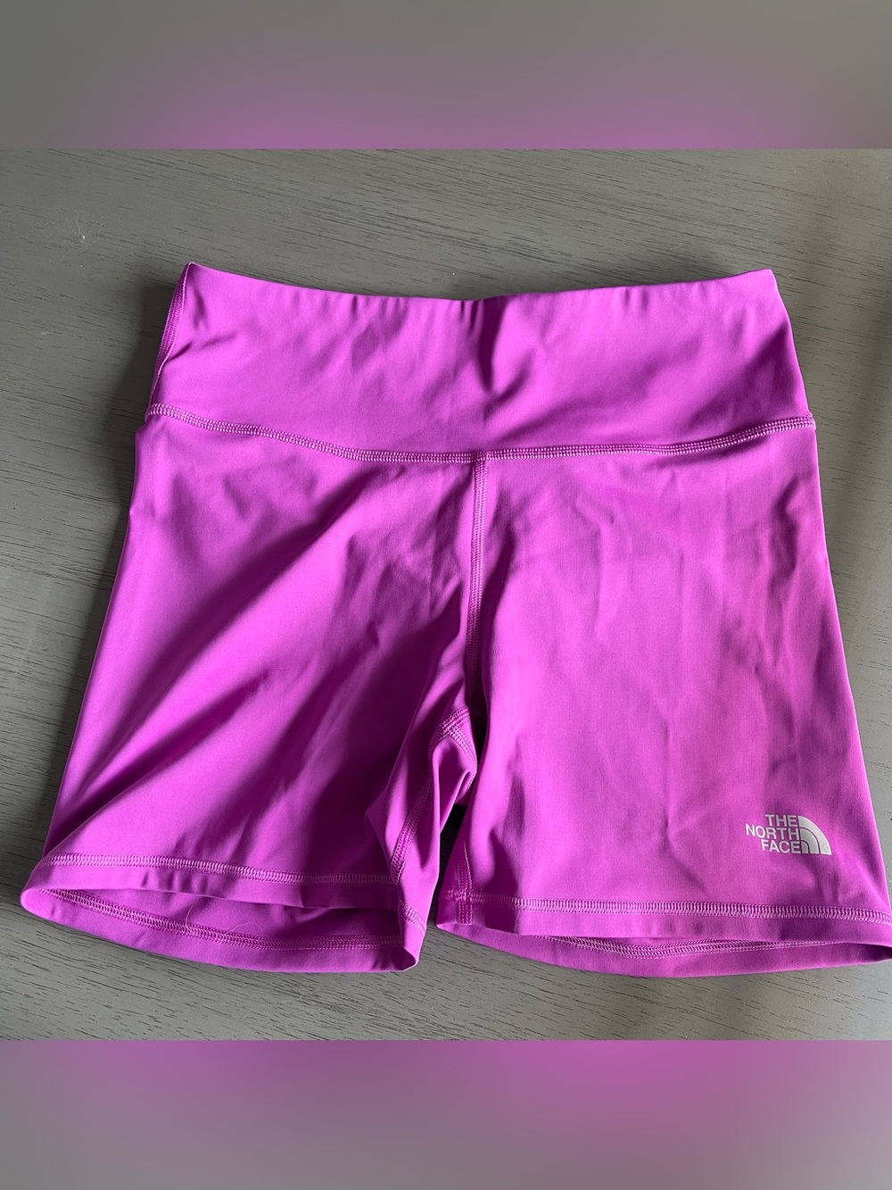 The North Face Women's Purple Athletic Compression Bike Shorts Large